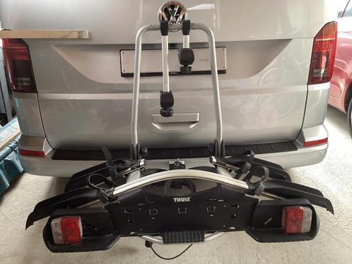 Porte-vélos THULE sur attelage, Auto diversen, Fietsendragers, Gebruikt, Trekhaakdrager, 2 fietsen, Brede banden, Ophalen