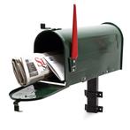 Amerikaanse brievenbus | met wandmontageset | Groen, Tuin en Terras, Nieuw, Staal, Verzenden