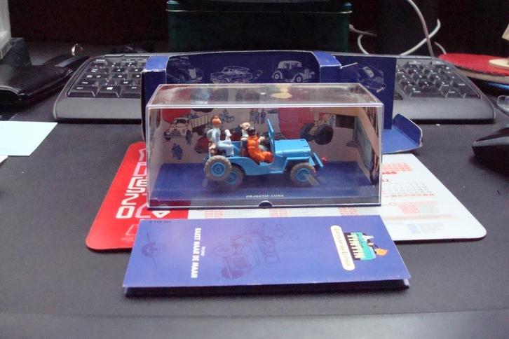 VOITURES TINTIN 1/43, Hobby en Vrije tijd, Modelauto's | 1:43, Zo goed als nieuw, Auto, Ophalen of Verzenden