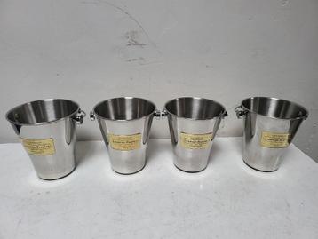 ijsemmer laurent perrier met lederen handvat 4 stuks beschikbaar voor biedingen