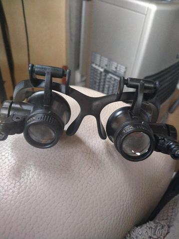 Vergrotings bril met ledlampjes nieuw niet gebruikt