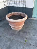 Grote bloempot terracotta- zeer goede staat, Ophalen of Verzenden, Terracotta
