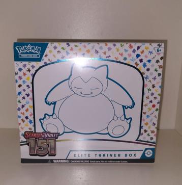 Pokemon Scarlet violet 151 sealed etb beschikbaar voor biedingen