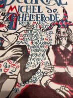 Vintage Poster Teater Krakeel Escurial Michel De Ghelderode, Rechthoekig Staand, Deurposter of groter, Ophalen of Verzenden, Zo goed als nieuw