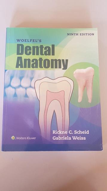 Woelfel's Dental Anatomy Ninth Edition beschikbaar voor biedingen