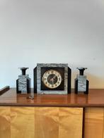 Art deco marmer klok werkend, Ophalen of Verzenden, Huis en Inrichting
