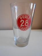 Bierglas Perle 28 , brouwerij Caulier uit Brussel, Collections, Enlèvement ou Envoi