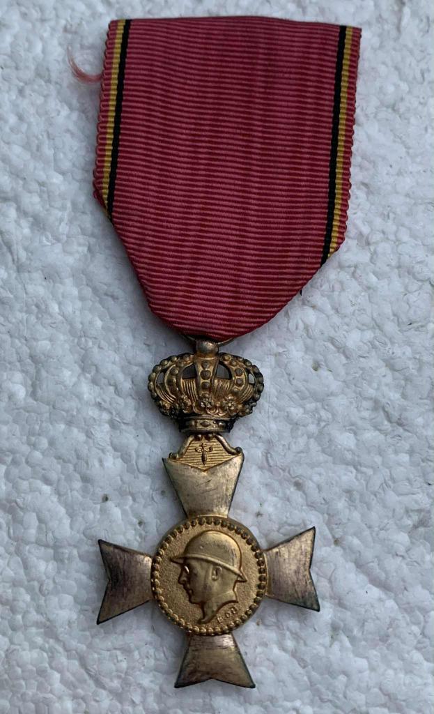Medaille, Veteranen Koning Albert 1909-34, WOI Franse versie, Verzamelen, Militaria | Algemeen, Landmacht, Lintje, Medaille of Wings