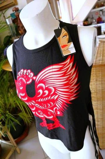 DE haan/kip vintage Custo Barcelona T-shirt top beschikbaar voor biedingen