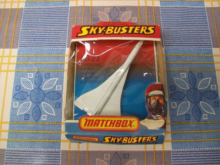 Matchbox Skybusters SB-23 - Concorde Air France - Vintage, Verzamelen, Luchtvaart en Vliegtuigspotten, Gebruikt, Schaalmodel, Ophalen of Verzenden