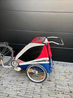 Fietskar voor 2 kindjes, inclusief hangmatje, Ophalen, Gebruikt, Kinderkar, Thule / Chariot