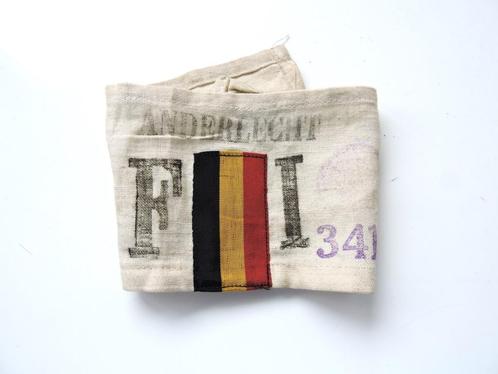 1941-45 BELGIE, VERZET, ARMBAND, ONAFHANKELIJKHEID FRON, Verzamelen, Militaria | Tweede Wereldoorlog, Overige soorten, Verzenden
