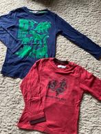 2  longsleeves h&m dino en Filou maat 128, Kinderen en Baby's, Kinderkleding | Maat 128, Jongen, Gebruikt, Ophalen of Verzenden