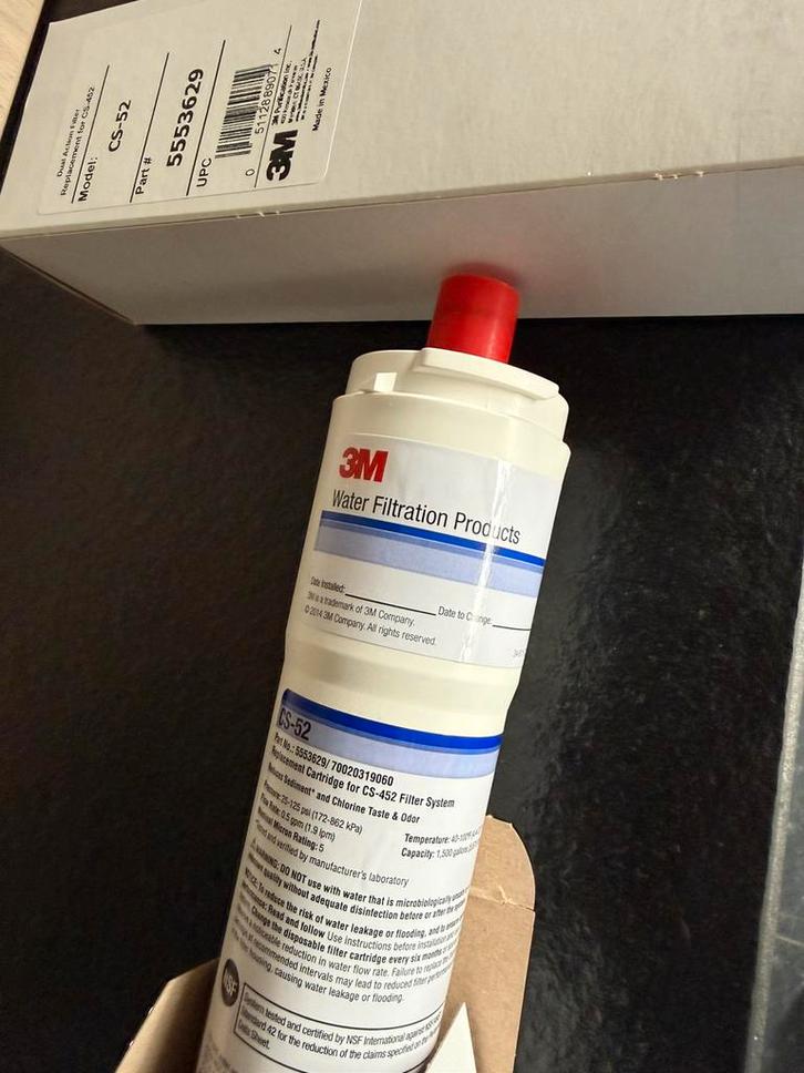 Filtre à eau Siemens Bosch 3M CS-52, Electroménager, Pièces & Accessoires, Neuf, Enlèvement