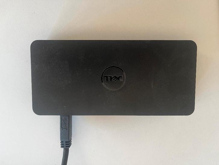 Docking Station Dell D3100 met voeding, Computers en Software, Dockingstations, Gebruikt, Docking station, Harde schijf, Laptop