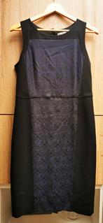 Jurk Zwart-blauw D'Auvry maat 40, Kleding | Dames, Jurken, Ophalen of Verzenden, Gedragen, Maat 38/40 (M), Blauw