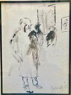 Charles Drybergh - zwart wit werkje 1983, Antiek en Kunst, Ophalen