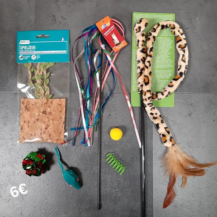 Kattenspeelgoed set nr2, Dieren en Toebehoren, Kattenspeelgoed, Nieuw, Ophalen of Verzenden