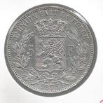 12695 * LEOPOLD II * 5 frank 1875 * Pr, Postzegels en Munten, Zilver, Verzenden
