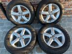 Winterbanden met originele Volkswagen Alu velgen 215/60 R16, Auto-onderdelen, Banden en Velgen, Ophalen, 16 inch, Winterbanden