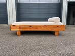Ate van Apeldoorn dubbel daybed Houtwerk Hattem 1970s, Ophalen, Bruin, Tweepersoons, 140 cm