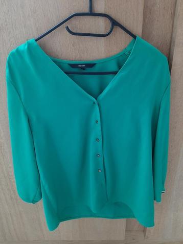 Groebe / gouden blouse vero moda maat S beschikbaar voor biedingen
