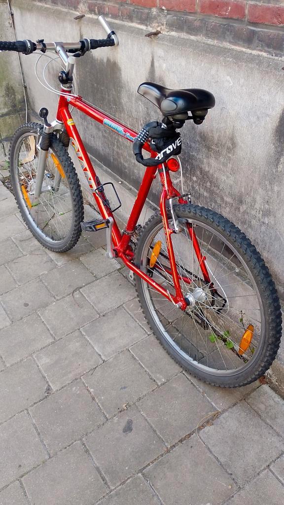 Mountainbike GIANT ALU ROOD 21,5 INCH herenfiets. 100€, Fietsen en Brommers, Fietsen | Mountainbikes en ATB, Gebruikt, Heren, Giant