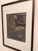 Schilderij ‘congolese man’ floris jespers, Antiek en Kunst, Ophalen of Verzenden