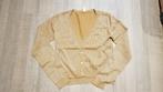 Gilet / cardigan CKS goudkleur maat 12 jaar, Meisje, Trui of Vest, Ophalen of Verzenden, CKS