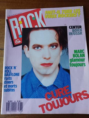 Rock & Folk // 1989 // THE CURE // MARC BOLAN // RICK RUBIN