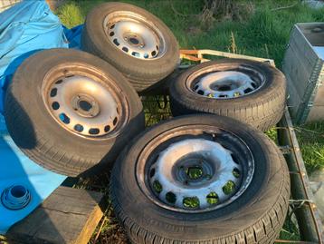 Set staal velgen peugeot 307 sw 4x108, 15 pouces, Pneus hiver, Véhicule de tourisme, Pneu(s)