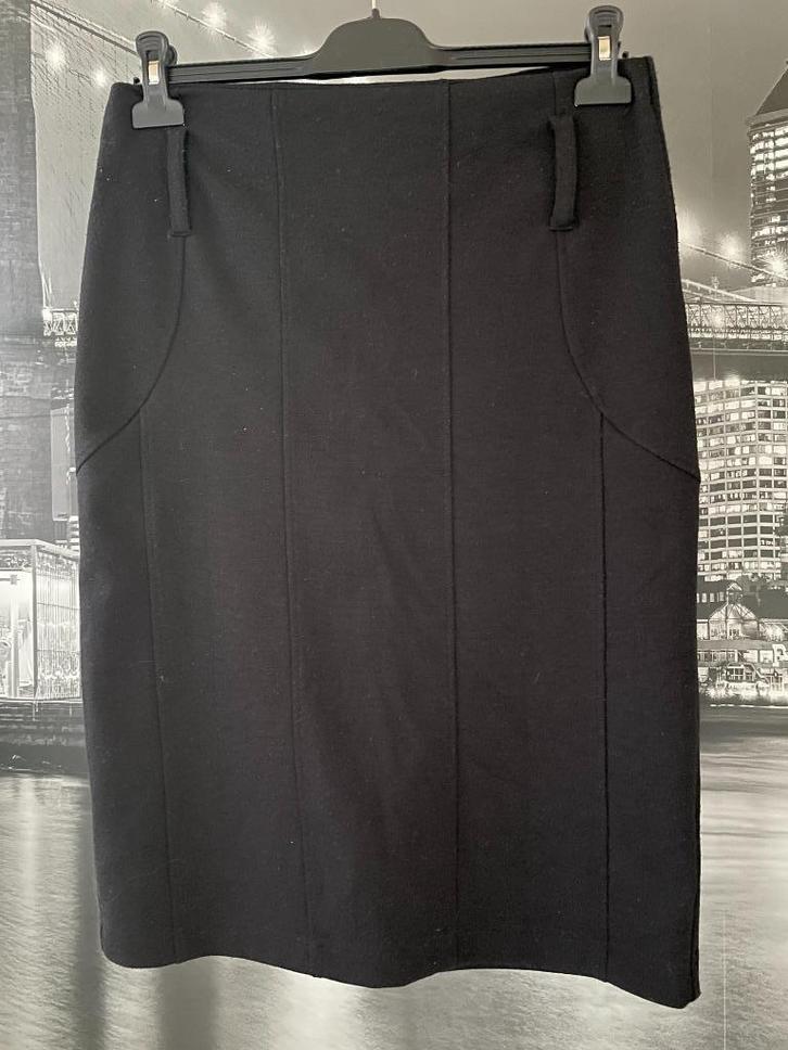 zwarte rok Broadway - 40, Kleding | Dames, Rokken, Gedragen, Maat 38/40 (M), Zwart, Onder de knie, Verzenden