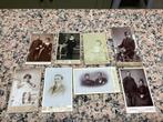 Lot van 8 foto’s op karton CDV, Verzamelen, Gebruikt, Foto, Ophalen of Verzenden, Voor 1940