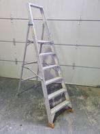 trapladder met 6 brede treden en bovensteun, Ophalen, Gebruikt, Trap, 2 tot 4 meter