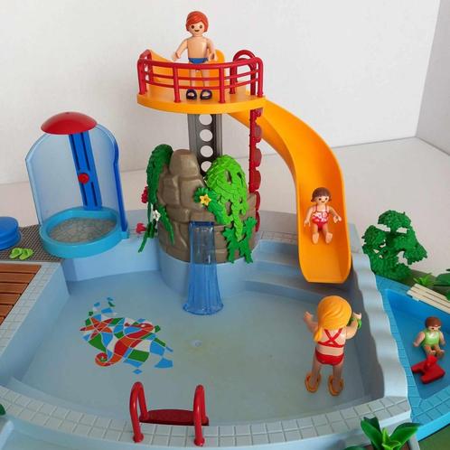 Playmobil 4858 zwembad, Kinderen en Baby's, Speelgoed | Playmobil, Gebruikt, Complete set, Ophalen of Verzenden