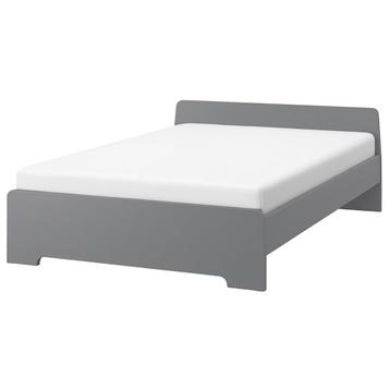 Bedframe, lichtgrijs, 140x200 cm beschikbaar voor biedingen