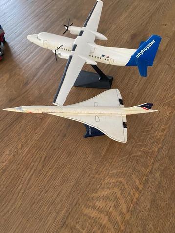Schaalmodel Fokker 50 en Concorde, Autres marques, 1:144 à 1:200, Enlèvement, Utilisé