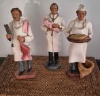 3 beeldjes Falvo beroepen 100% mano manzi terracotta, Enlèvement