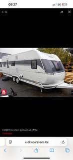 Hobby 650, Caravans en Kamperen, Caravans, Stapelbed, Rondzit, Hobby, Meer dan 6
