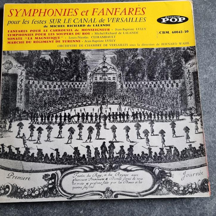LP Symphonies et fanfares sur le Canal de Versailles, CD & DVD, Vinyles | Classique, Utilisé, 12 pouces, Enlèvement ou Envoi