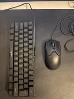 60% qwerty toetsenbord razor viper muis, Computers en Software, Toetsenborden, Ophalen, Gebruikt, Toetsenbord en muis-set, Bedraad