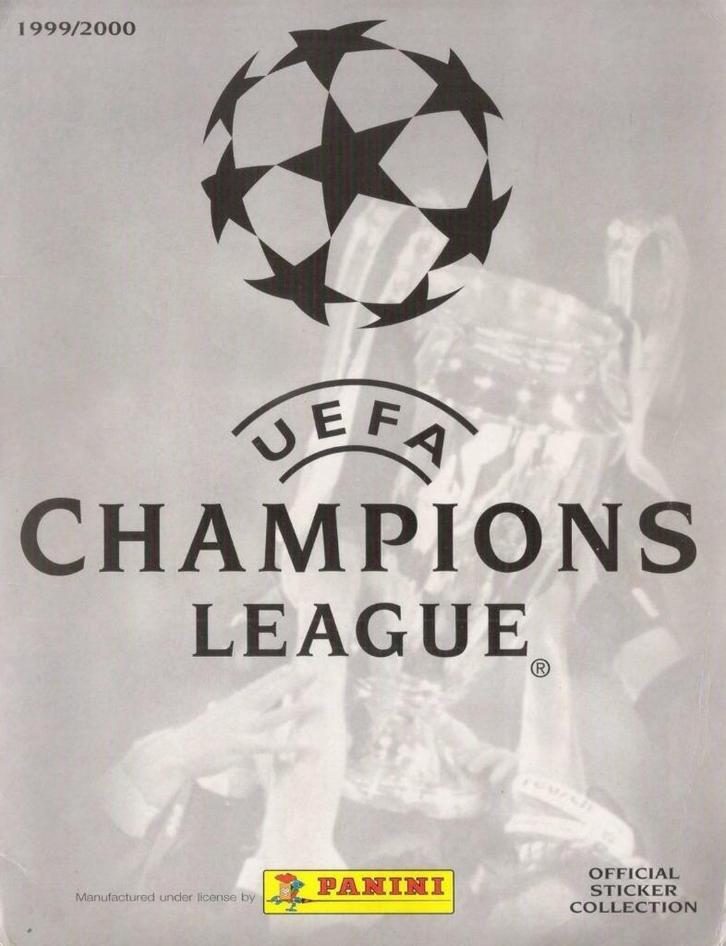 PANINI 6 LEGE VOETBAL ALBUMS CHAMPIONS LEAGUE 1999 enz, Hobby en Vrije tijd, Stickers en Plaatjes, Ophalen of Verzenden