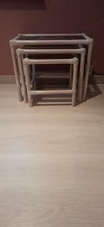 Set van 3 mooie Bamboe Tafeltjes, Ophalen