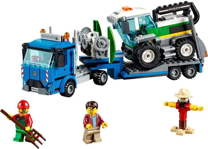 Lego City 60223 - Harvester Transport, Kinderen en Baby's, Speelgoed | Duplo en Lego, Zo goed als nieuw, Lego, Complete set, Ophalen of Verzenden