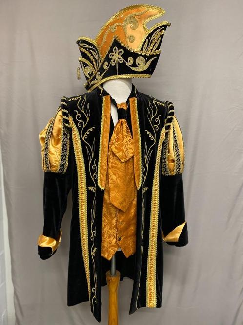 Prinsenjas zwart-geel, maat M/L, inclusief steek, Vêtements | Hommes, Costumes de carnaval & Vêtements de fête, Porté, Vêtements