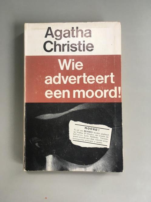 Wie adverteert een moord! - Agatha Christie, Livres, Policiers, Utilisé, Enlèvement ou Envoi