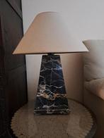 Tafellamp met prachtige marmeren voet, Ophalen, Overige materialen, Zo goed als nieuw, Minder dan 100 cm