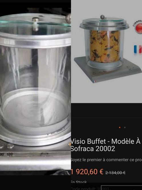 Visio Buffet 20002, Maintenir vos Plats Chauds/660 euros, Electroménager, Mijoteuses, Comme neuf, Enlèvement