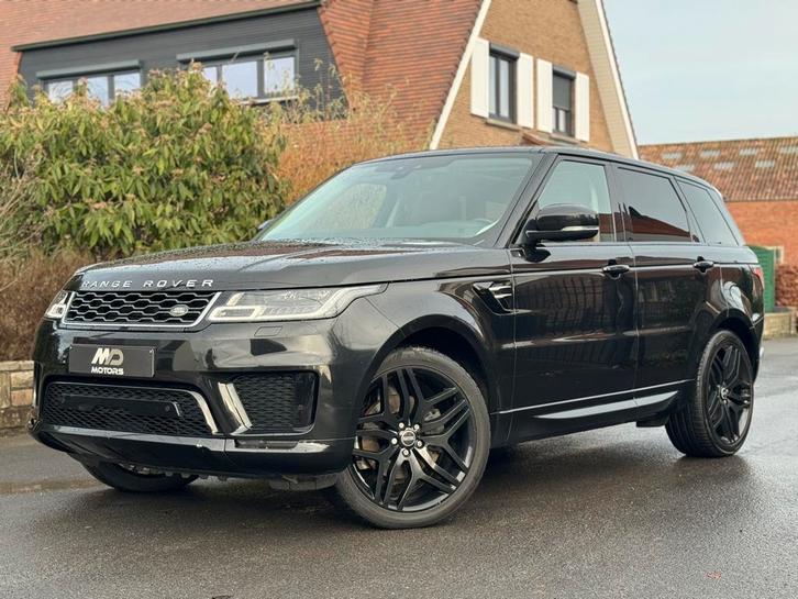 Range Rover Sport noir SDV6 306 ch, Autos, Land Rover, Entreprise, Achat, Caméra 360°, 4x4, ABS, Caméra de recul, Phares directionnels