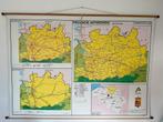 Schoolkaart Provincie Antwerpen dubbelzijdig 1996, Antiek en Kunst, Antiek | Schoolplaten, Ophalen